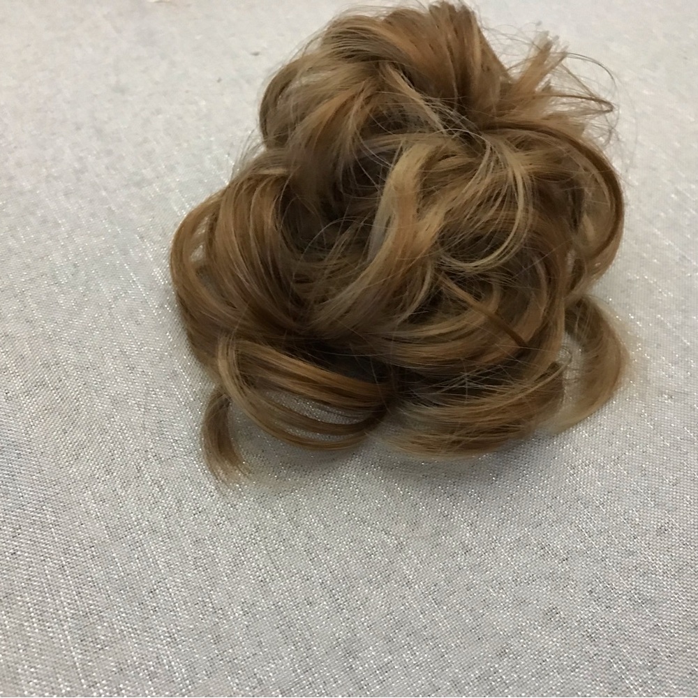 Stylish Brown curly messy Hair Bun Extension